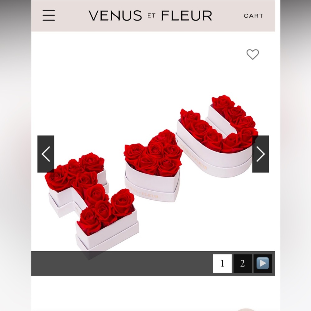 Venus Et Fleur Le Mini “I heart u” gift set